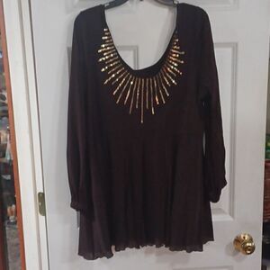 Zaftique Brown Top 